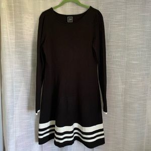 Jessica Howard Long Sleeve Sweater Dress